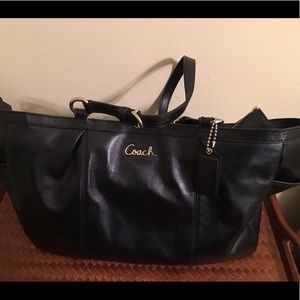 Authentic Leather Coach Handbag